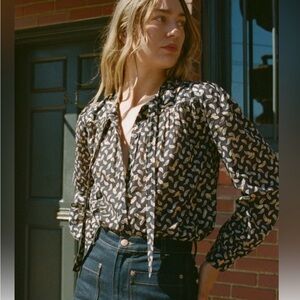 Doen Norma Top in Falling Leaves